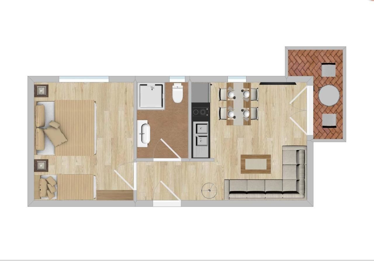 Апартаменты Apartmani Bijelic Жабляк